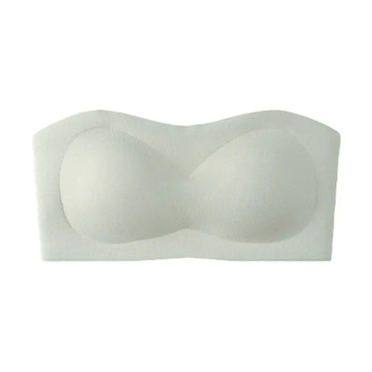 Dámska podprsenka bez ramienok – Push-up Bandeau | Protišmyková, Bezkosticová, Bezšvová【🔥1+1 zadarmo】