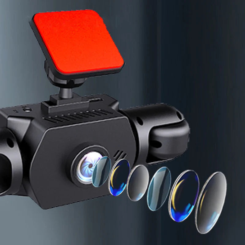 Avtomobilska kamera s 4 objektivi in 360° vidnim kotom | 📷HD 1080P nočni vid📷