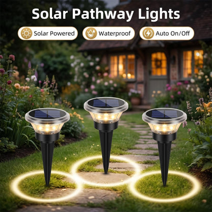 🚨Sončne solarne vrtne svetilke za pot | LED solarne luči za vrt💡