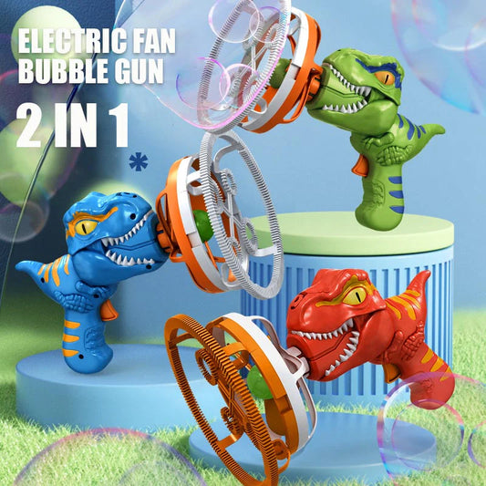 🎁✨ Električni verižni stroj za mehurčke - Čarobna vizualna pojedina 🌿🦖
