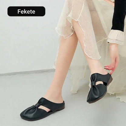 👡 Ženski copati z vozlom - mehak podplat | Modna oblika, lahki in prilagodljivi - idealni za sprehode in mestne aktivnosti 🛍️