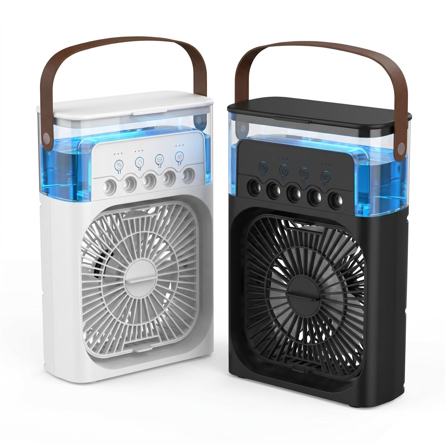 Namizni ventilator z meglico in vlažilcem zraka