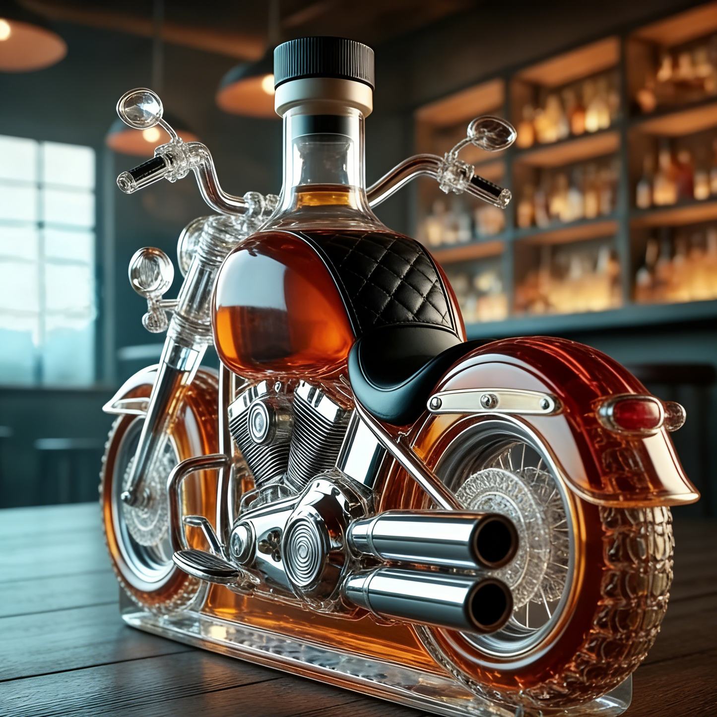 Dekanter za viski za motoriste 🏍️🥃