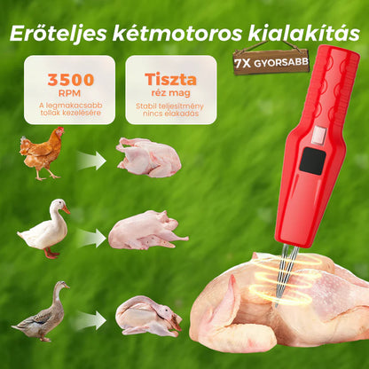 🔥🐓Električni stroj za puljenje perutninskega perja – Enostavno puljenje perja, prihranek časa in energije!🦆