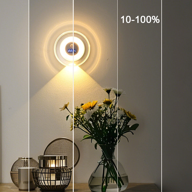 Pametna LED ura z nočno lučko in senzorjem gibanja – 3 barve svetlobe