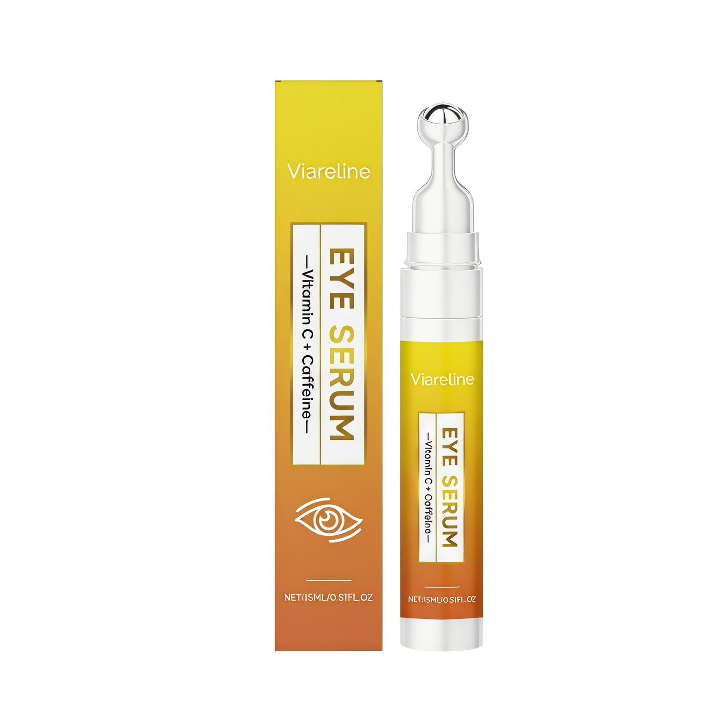 Serum za oči z vitaminom C in kofeinskim valjčkom
