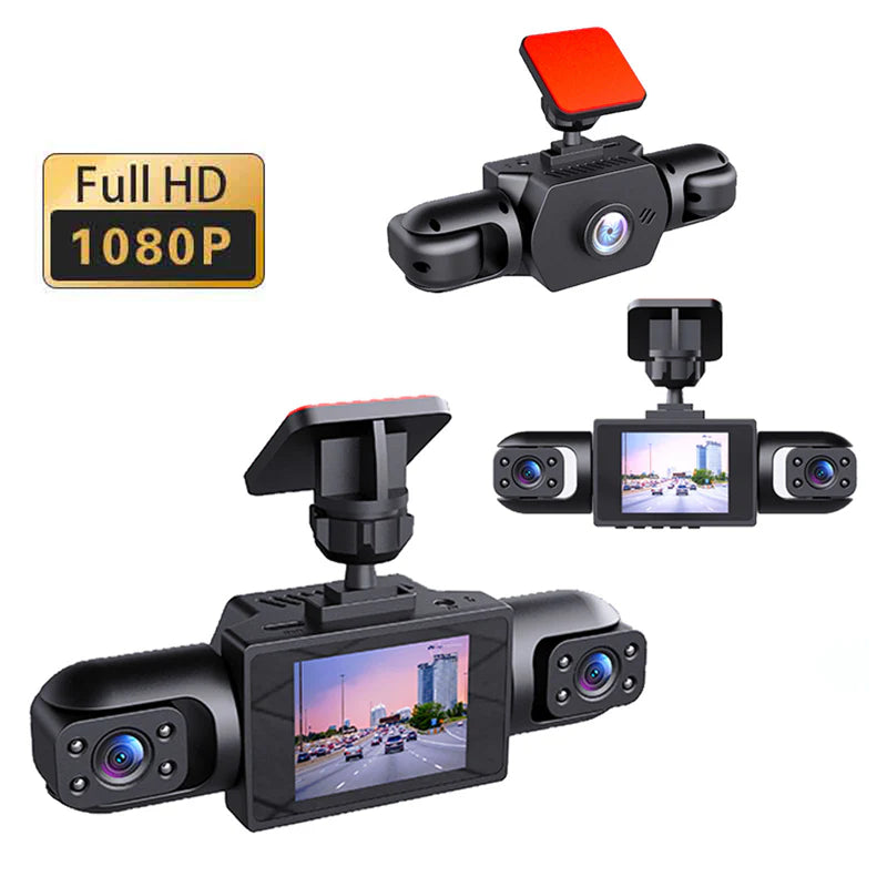 Avtomobilska kamera s 4 objektivi in 360° vidnim kotom | 📷HD 1080P nočni vid📷