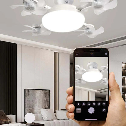 💧Osvetlitev in poletna hladnost: LED luči + daljinski upravljalnik + stropni ventilator💡