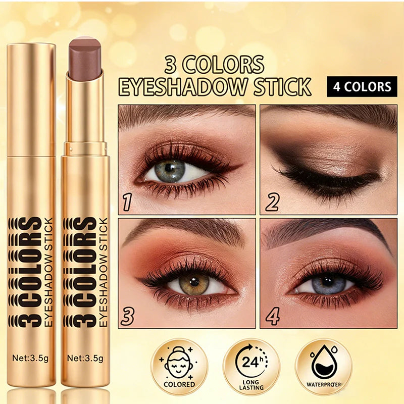 💄1+1 gratis 💥Gradientno senčilo za oči - vodoodporna ukrivljena konica ✨