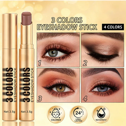 💄1+1 gratis 💥Gradientno senčilo za oči - vodoodporna ukrivljena konica ✨