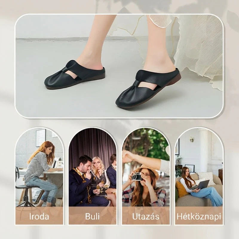 👡 Ženski copati z vozlom - mehak podplat | Modna oblika, lahki in prilagodljivi - idealni za sprehode in mestne aktivnosti 🛍️