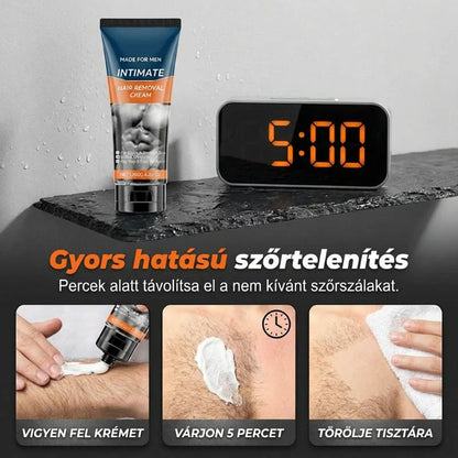 Krema za odstranjevanje dlak za moške z aloe vero in karitejevim maslom – nežna, brez draženja