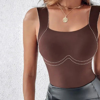 💖 (S–5XL) Oblikovalni top z vgrajenim modrčkom 💃