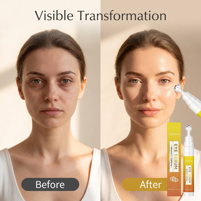 Serum za oči z vitaminom C in kofeinskim valjčkom