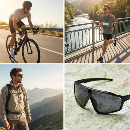 🚴‍♀️ Športna očala z avtomatskim prilagajanjem tóniranja za moške in ženske