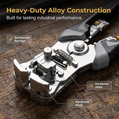 Samodejni stripper in stiskalnik žic
