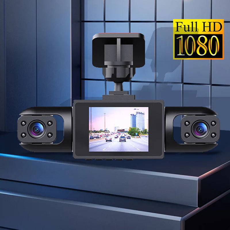 Avtomobilska kamera s 4 objektivi in 360° vidnim kotom | 📷HD 1080P nočni vid📷