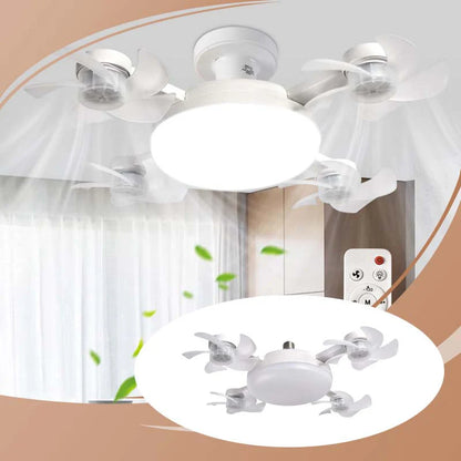 💧Osvetlitev in poletna hladnost: LED luči + daljinski upravljalnik + stropni ventilator💡