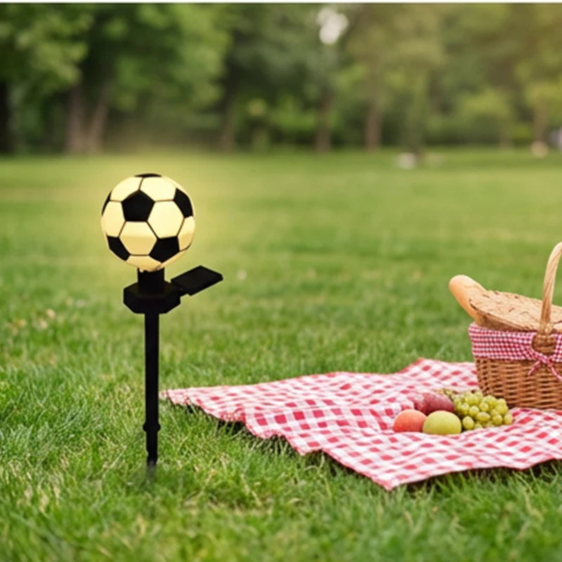 ⚽Vesela, športna svetilka na sončno energijo za okrasitev vrta