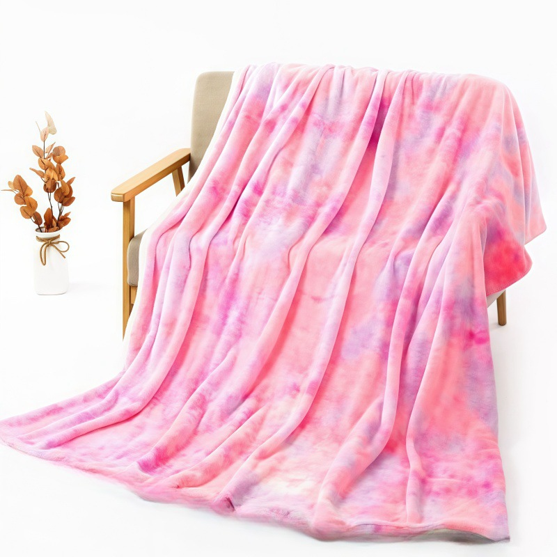 Ultra-mehka tie-dye plišasta odeja