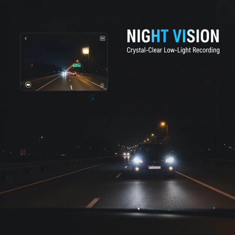 📷 Avtomobilska kamera 1080P Full HD – Wi-Fi, nočni vid in G-senzor | Kamera za avto, dokaz pri nesreči 🚗🌙📡