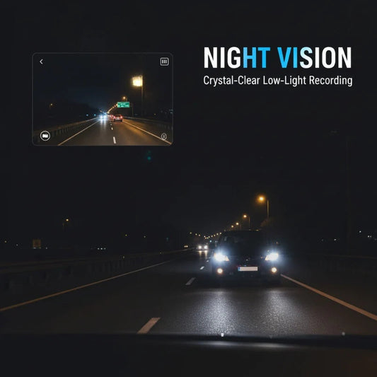 📷 Avtomobilska kamera 1080P Full HD – Wi-Fi, nočni vid in G-senzor | Kamera za avto, dokaz pri nesreči 🚗🌙📡