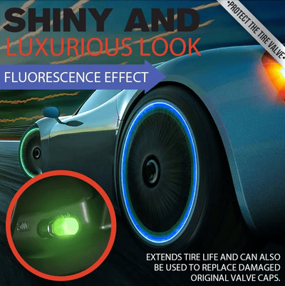 FLUORESCENTNI POKROVČKI ZA VENTILE PNEVMATIK 🚗 🚗 🚗