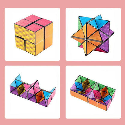 3D transformativna zložljiva geometrijska Rubikova kocka