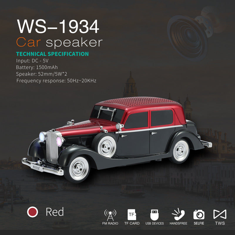 Model avtomobilskega Bluetooth zvočnika