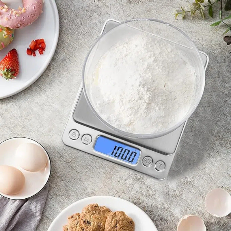 🏠Elektronska kuhinjska tehtnica, natančno tehtanje, natančno do 0.1 g🥯