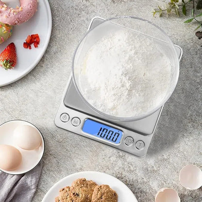🏠Elektronska kuhinjska tehtnica, natančno tehtanje, natančno do 0.1 g🥯