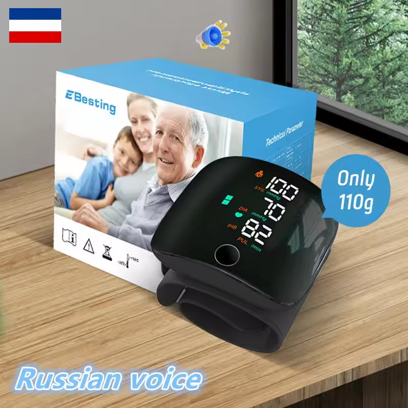 Elektronski merilnik krvnega tlaka na zapestju 🛡️