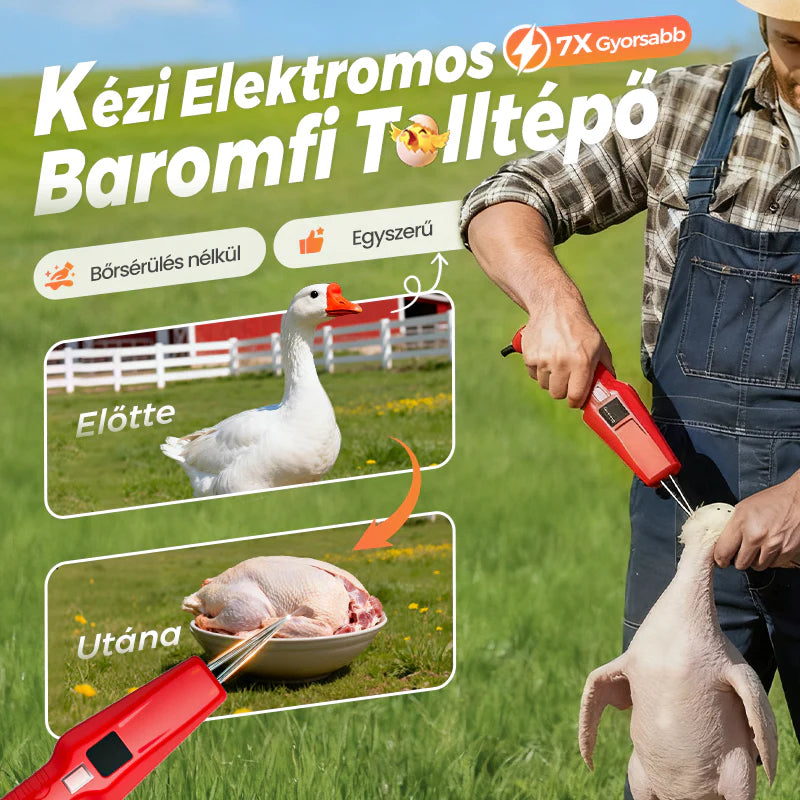 🔥🐓Električni stroj za puljenje perutninskega perja – Enostavno puljenje perja, prihranek časa in energije!🦆