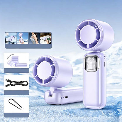 💨Polprevodniško hlajen ročni ventilator❄️