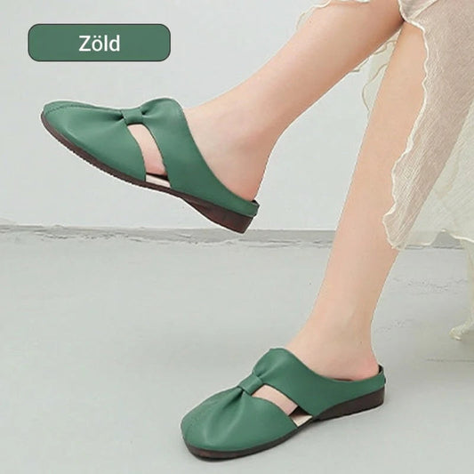 👡 Ženski copati z vozlom - mehak podplat | Modna oblika, lahki in prilagodljivi - idealni za sprehode in mestne aktivnosti 🛍️