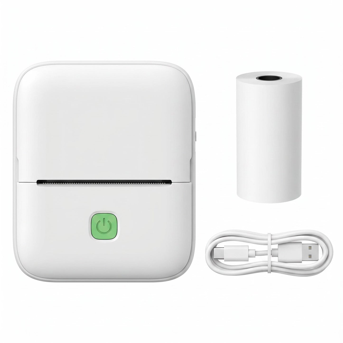 Mini prenosni tiskalnik – Bluetooth, barvni, 200dpi | Roza & Bela📅