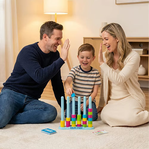 Barvna sestavljanka za otroke – Color Stack izziv