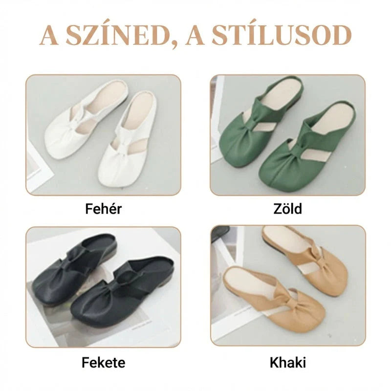 👡 Ženski copati z vozlom - mehak podplat | Modna oblika, lahki in prilagodljivi - idealni za sprehode in mestne aktivnosti 🛍️