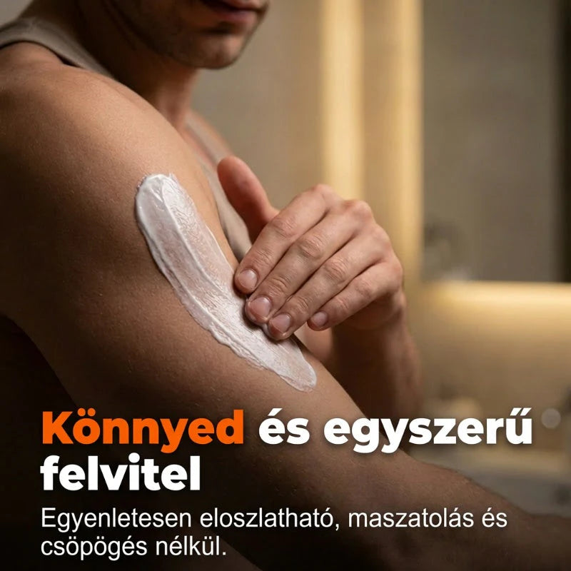 Krema za odstranjevanje dlak za moške z aloe vero in karitejevim maslom – nežna, brez draženja