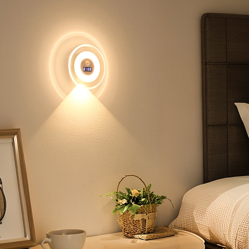 Pametna LED ura z nočno lučko in senzorjem gibanja – 3 barve svetlobe