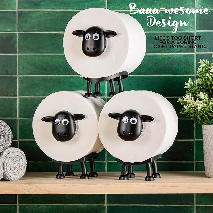 🐑 Držalo za toaletni papir z ovcami 🐑