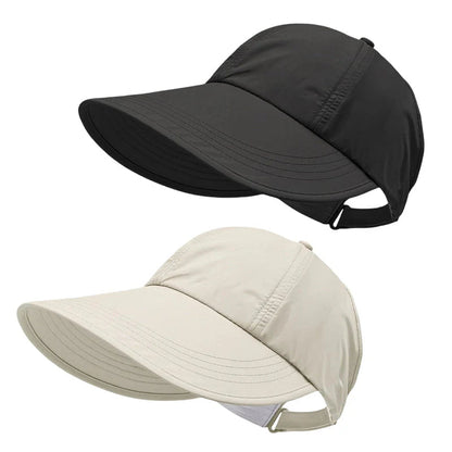 🧢 Ženski sončni klobuk s širokimi krajci – UV zaščita, hitro sušeč material🌞