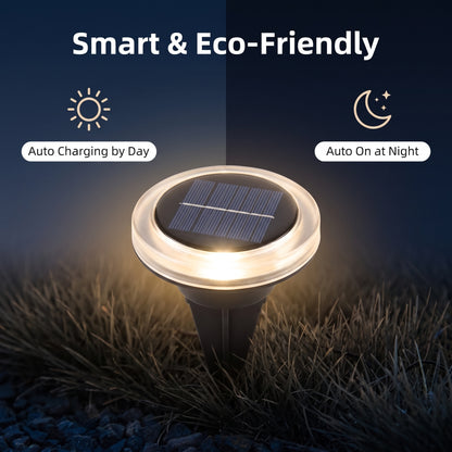 🚨Sončne solarne vrtne svetilke za pot | LED solarne luči za vrt💡