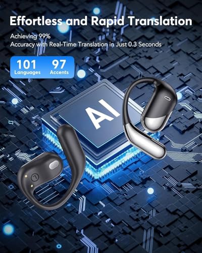 Prevajalske slušalke Bluetooth 3v1 – Prevajanje, glasba in klici | Q16 AI H3