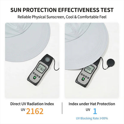 🧢 Ženski sončni klobuk s širokimi krajci – UV zaščita, hitro sušeč material🌞