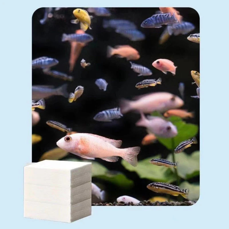 🐟 ČISTILNI ROBČKI ZA AKVARIJ: 24 ur kristalno čiste vode + odstranjevanje vonjav! 🌊 Varno za ribe in rastline 🌿🔮