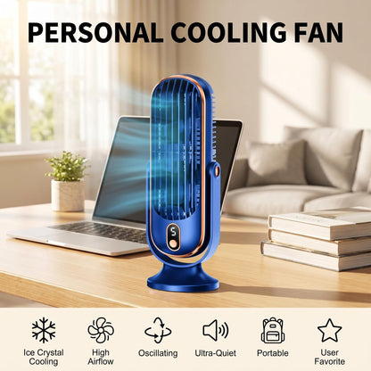 💨Prenosni ventilator za namizno klimatsko napravo s 5 hitrostmi ventilatorja❄️