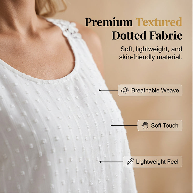 Elegantni šifonski top z čipkastimi naramnicami 🌸 – za vsako postavo | S–2XL