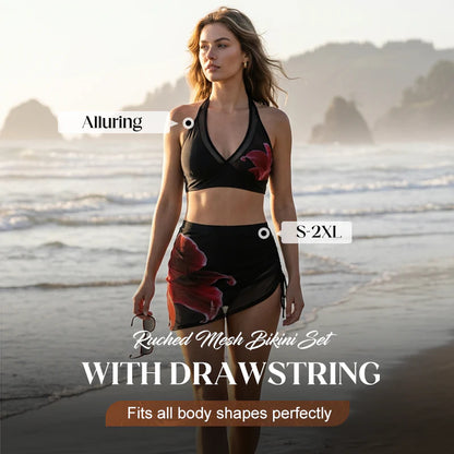 👙🌊ZAVITI BIKINI Z RIBICAMI – Z VRVICO, POLETNI STIL