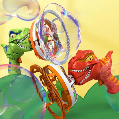 🎁✨ Električni verižni stroj za mehurčke - Čarobna vizualna pojedina 🌿🦖
